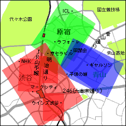 青山原宿マップ